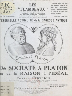 cover image of L'éternelle actualité de la sagesse antique